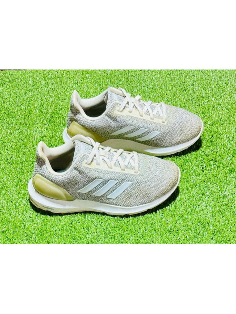 Adidas Cosmic 2 Cloudfoam Running Shoes - Grey/White (Size 8)